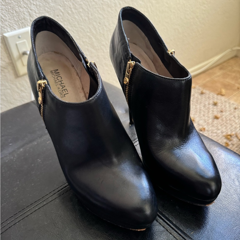 Black Michael Kors Ankle Boots - Picture 5 of 5